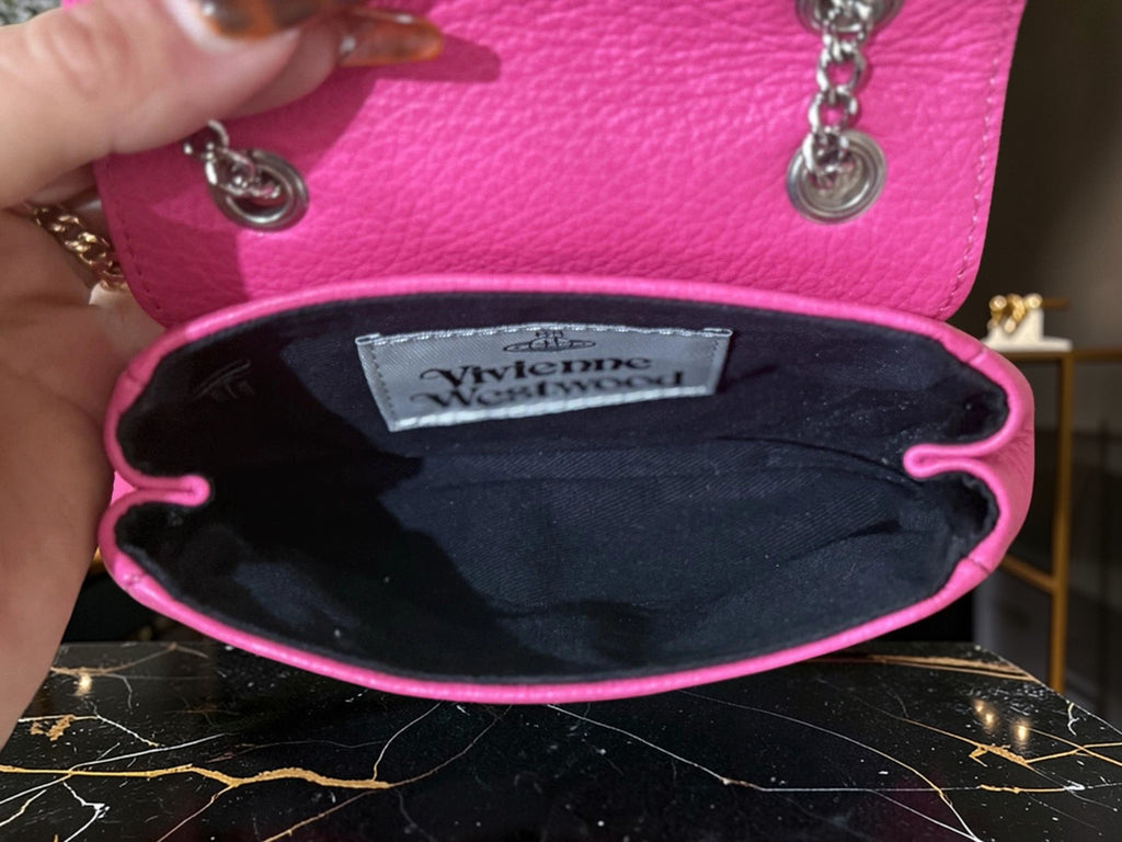 Vivienne Westwood Mini Orb Bag Hot Pink